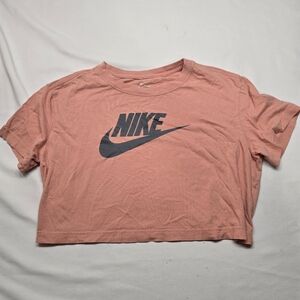 Nike Swoosh Crop Blush Pink Tshirt